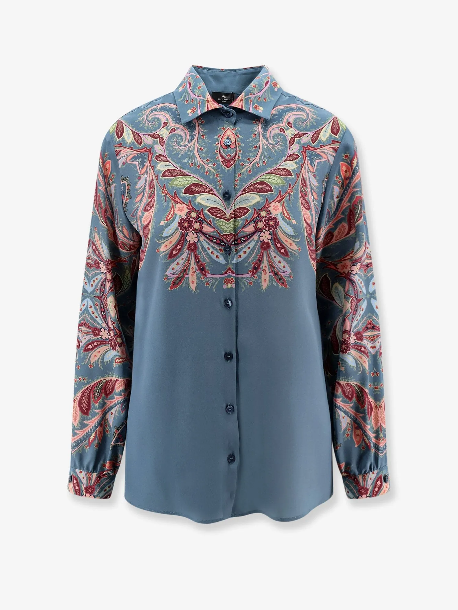 Etro Paisley print silk shirt sold by Siebentaschen