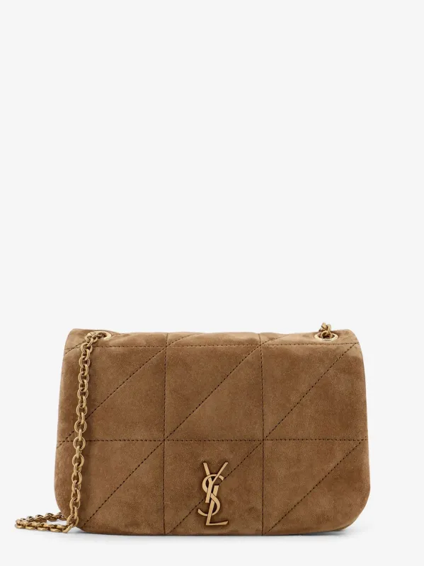 Saint Laurent Mini Jamie 4.3 suede shoulder bag sold by Siebentaschen