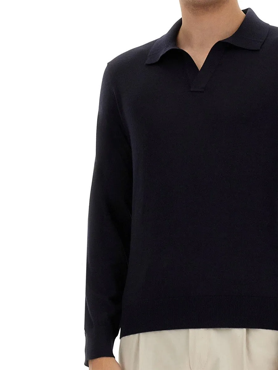 Zegna CASHMERE AND SILK POLO SHIRT sold by Siebentaschen product image thumbnail 4