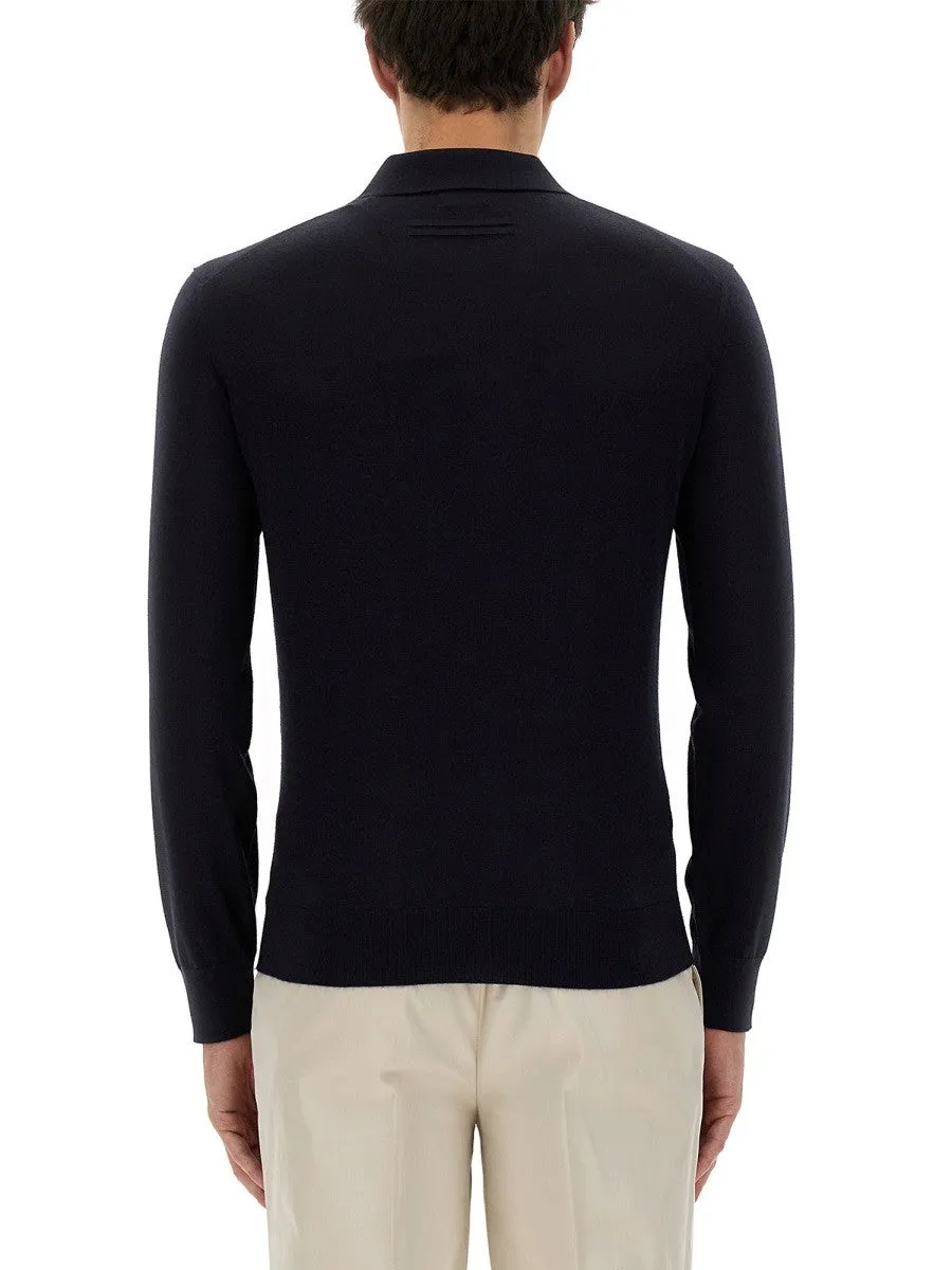 Zegna CASHMERE AND SILK POLO SHIRT sold by Siebentaschen product image thumbnail 3