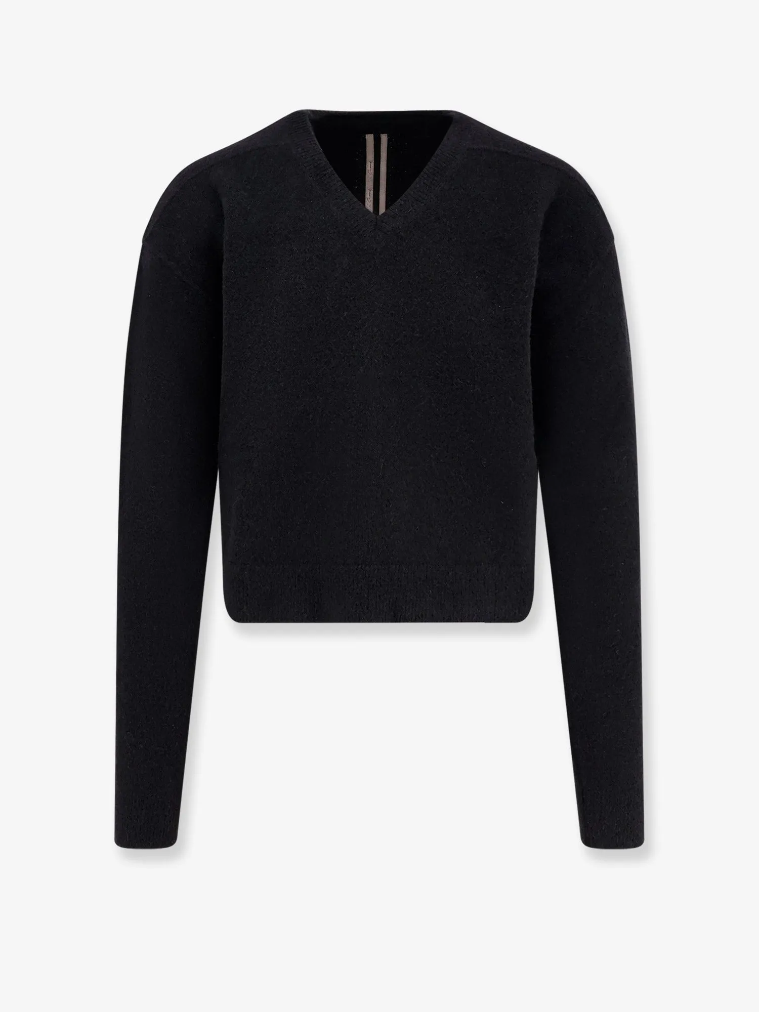 RICK OWENS Tommy V neck alpaca blend sweater sold by Siebentaschen