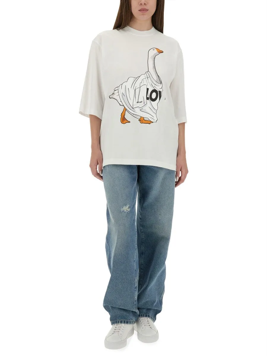 Moschino "GOOSE" JERSEY T-SHIRT sold by Siebentaschen product image thumbnail 4