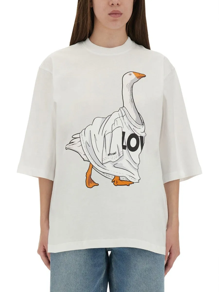 Moschino "GOOSE" JERSEY T-SHIRT sold by Siebentaschen product image thumbnail 3