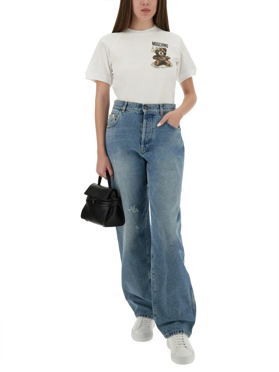 Moschino T-SHIRT WITH "TEDDY" PRINT sold by Siebentaschen product image thumbnail 4