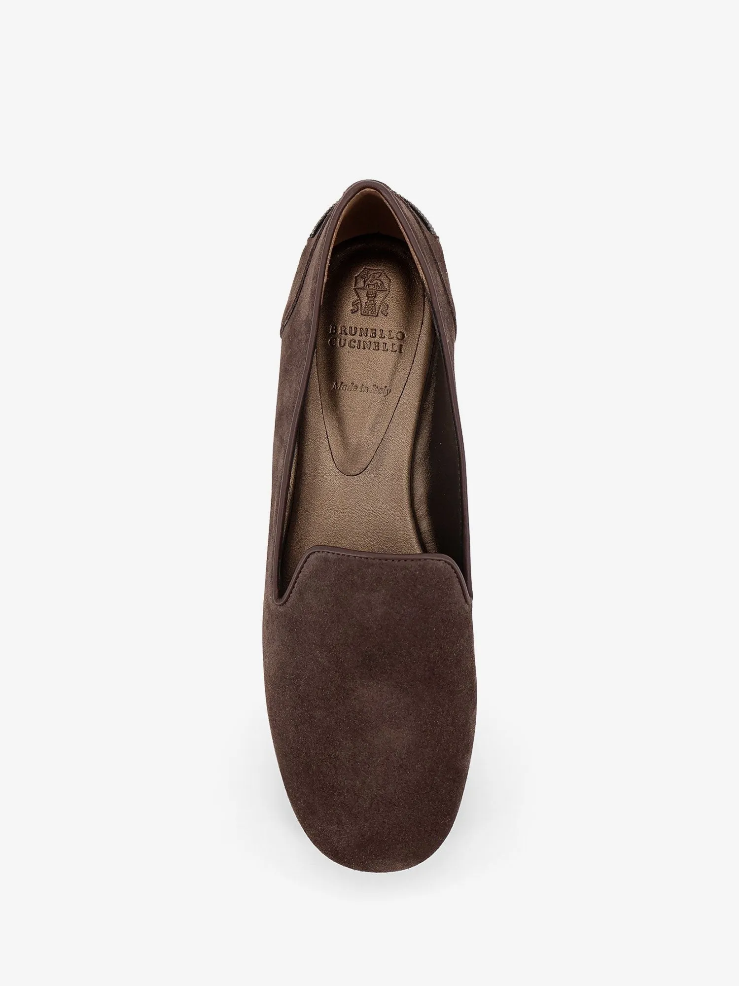 Brunello Cucinelli Suede loafers with Monili detail sold by Siebentaschen product image thumbnail 5
