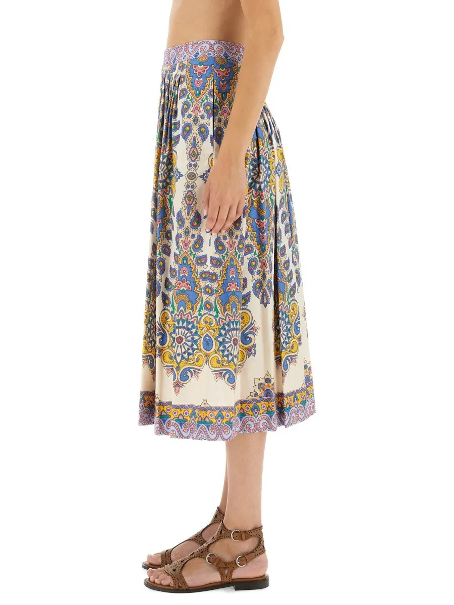 Etro PAISLEY PRINT MIDI SKIRT sold by Siebentaschen product image thumbnail 4