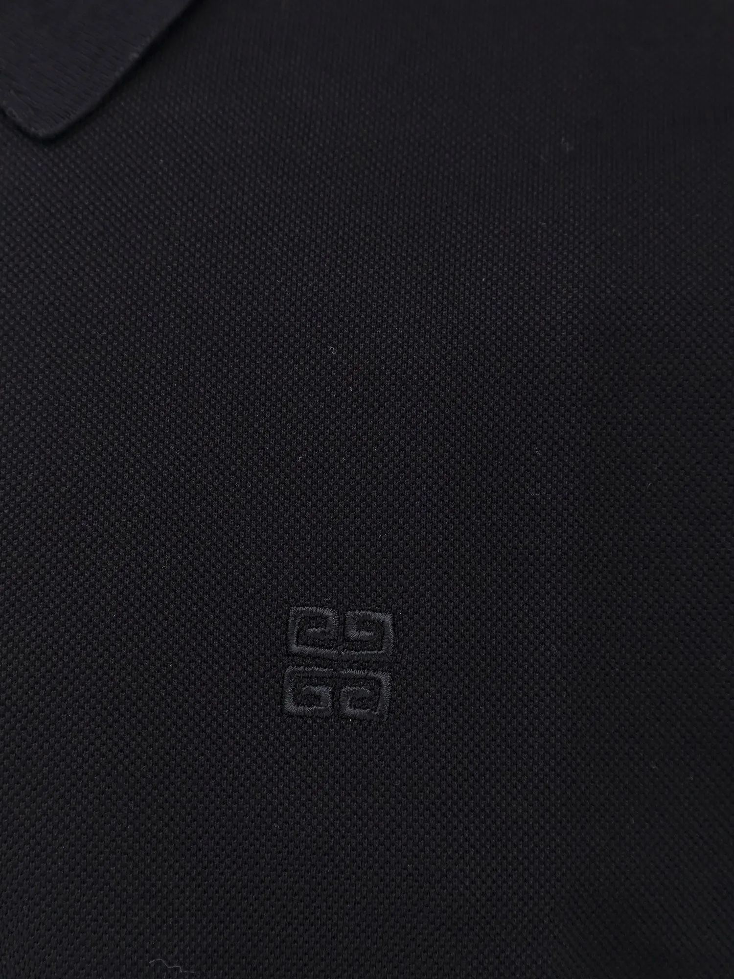 Givenchy Piqué cotton polo shirt with 4g embroidery sold by Siebentaschen product image thumbnail 5