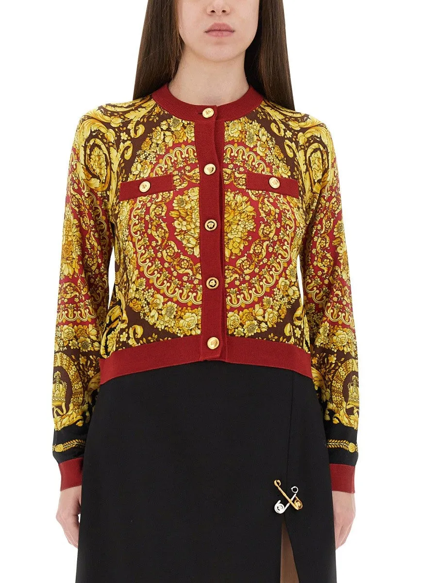 Versace BAROQUE SILK KNIT CARDIGAN sold by Siebentaschen product image thumbnail 3