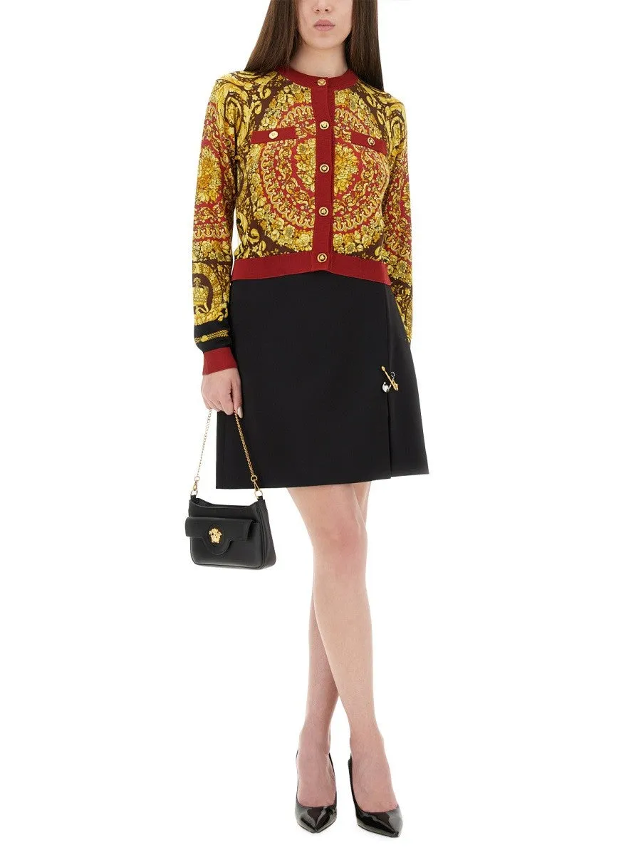 Versace BAROQUE SILK KNIT CARDIGAN sold by Siebentaschen product image thumbnail 4