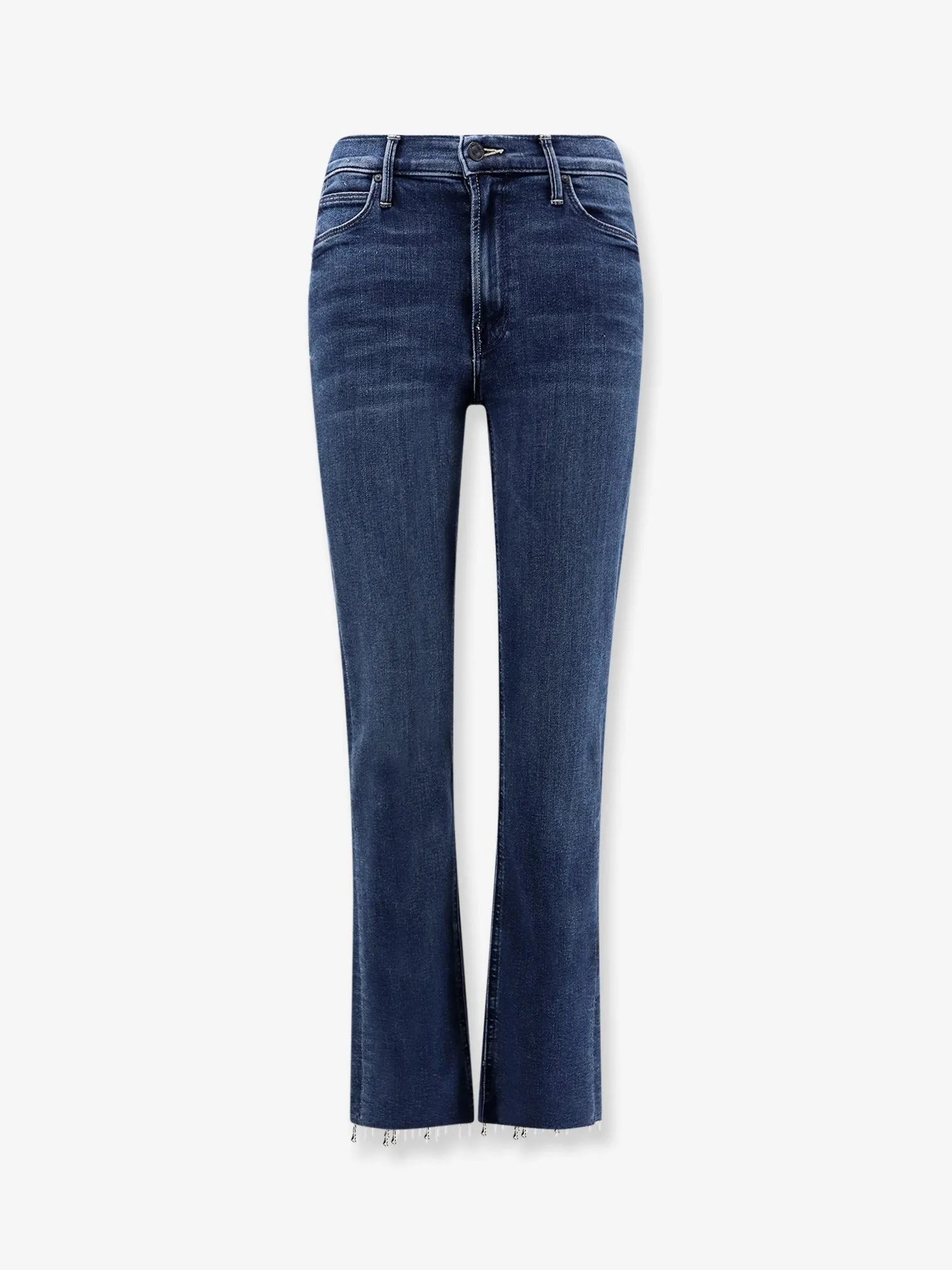 MOTHER Mid Rise Dazzler Ankle Fray jeans sold by Siebentaschen