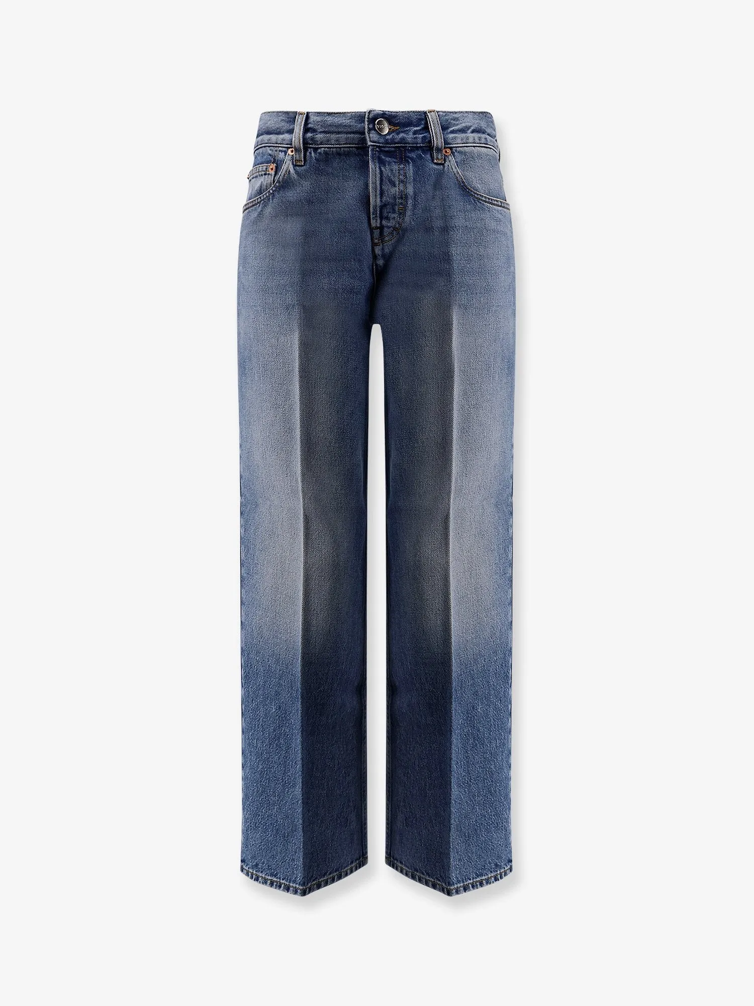 Gucci Cotton jeans with Gucci Rosso Ancora naplak tag sold by Siebentaschen