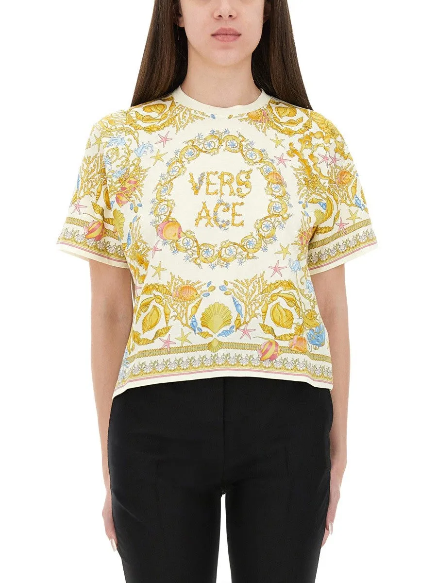 Versace "UNDERWATER BAROQUE" T-SHIRT sold by Siebentaschen product image thumbnail 3