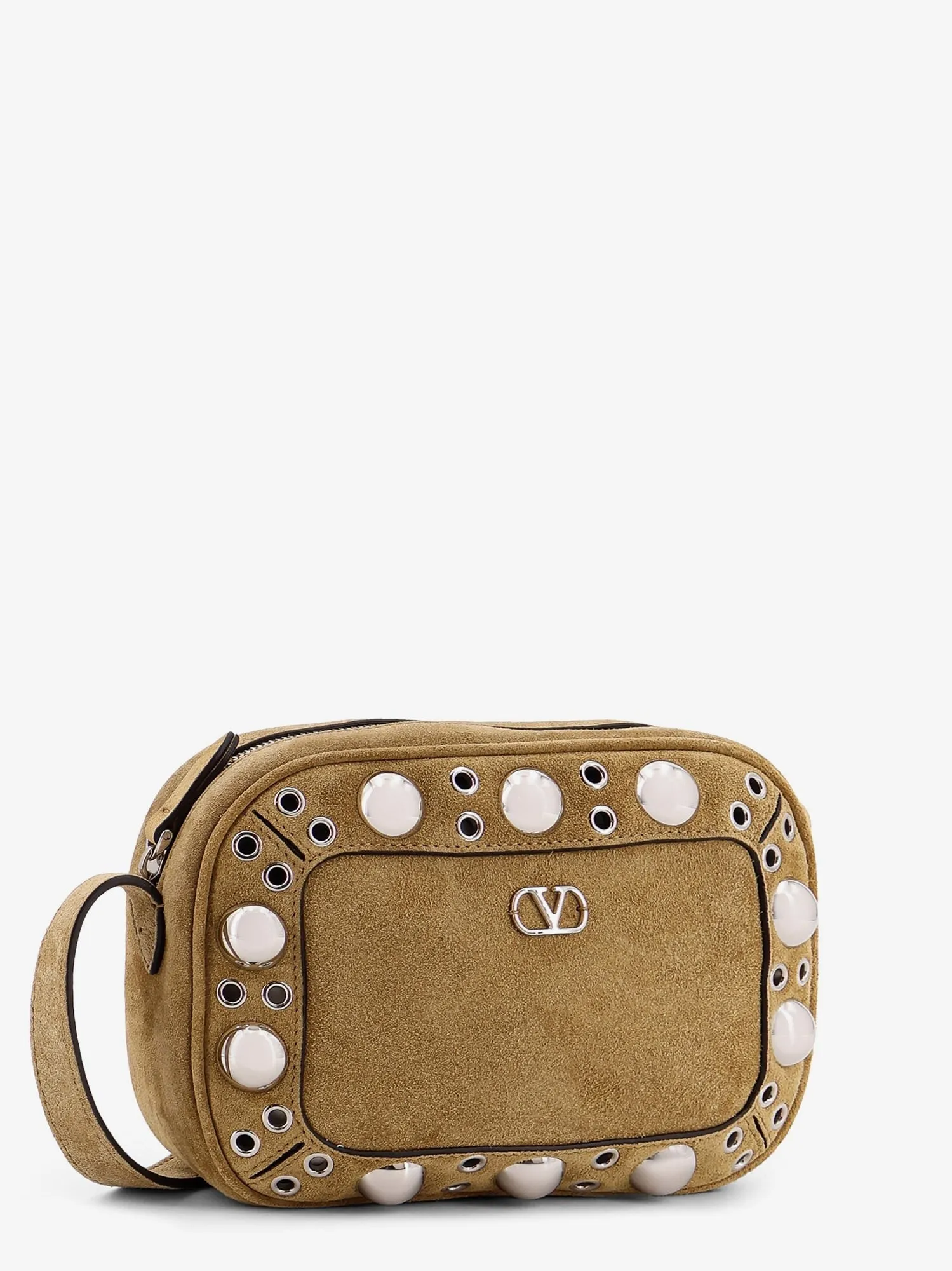 Valentino Garavani Nellcote suede shoulder bag sold by Siebentaschen product image thumbnail 3