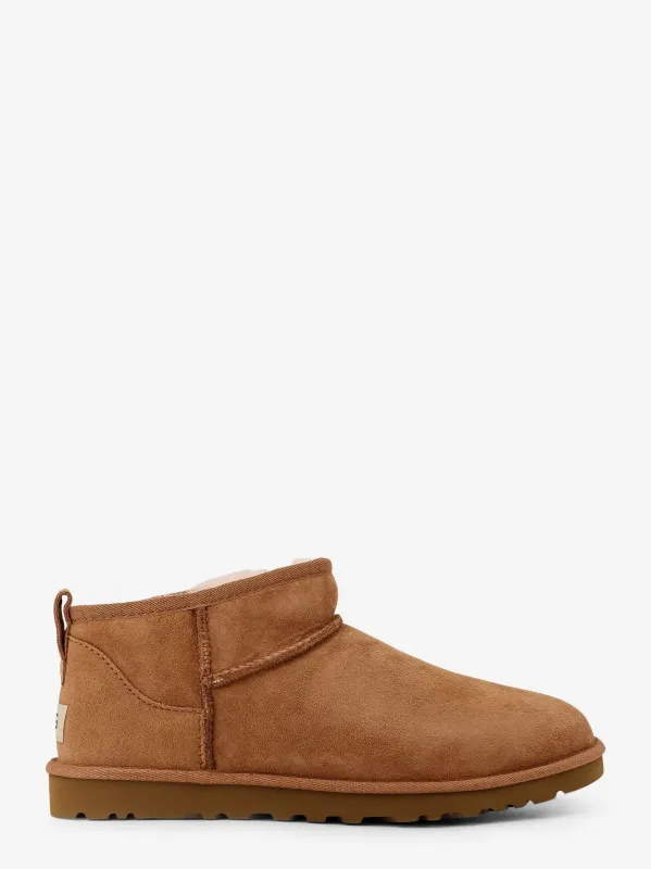 Ugg Classic Ultra Mini suede ankle boots sold by Siebentaschen