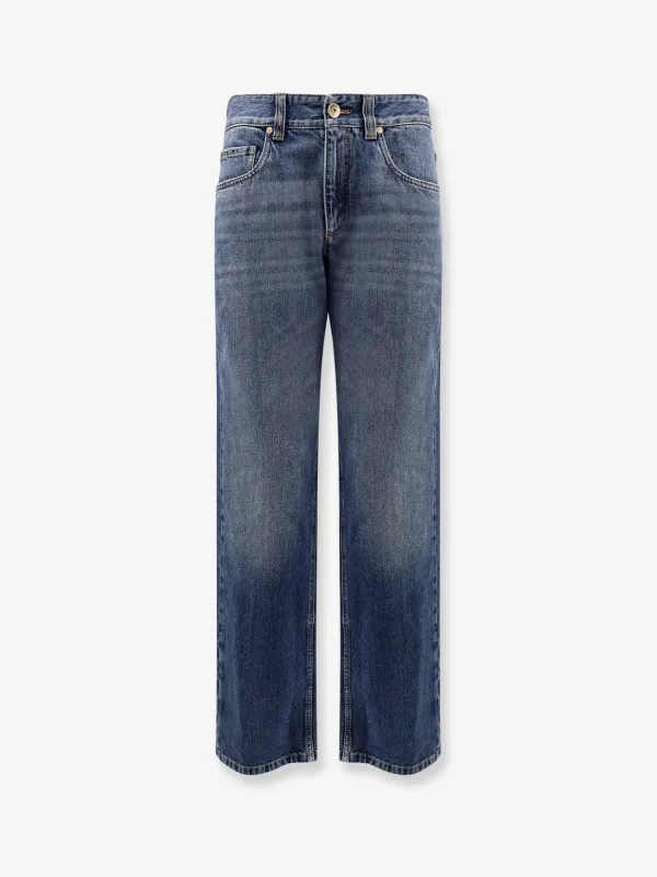 Brunello Cucinelli The Column Full Length Jeans sold by Siebentaschen