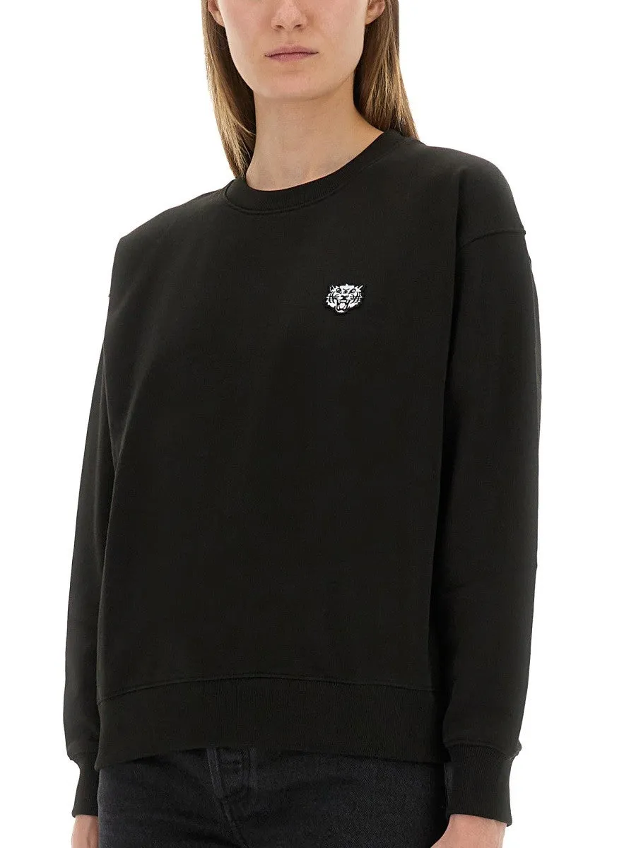 Kenzo COTTON SWEATSHIRT WITH "HAPPY TIGER" PATCH sold by Siebentaschen product image thumbnail 4