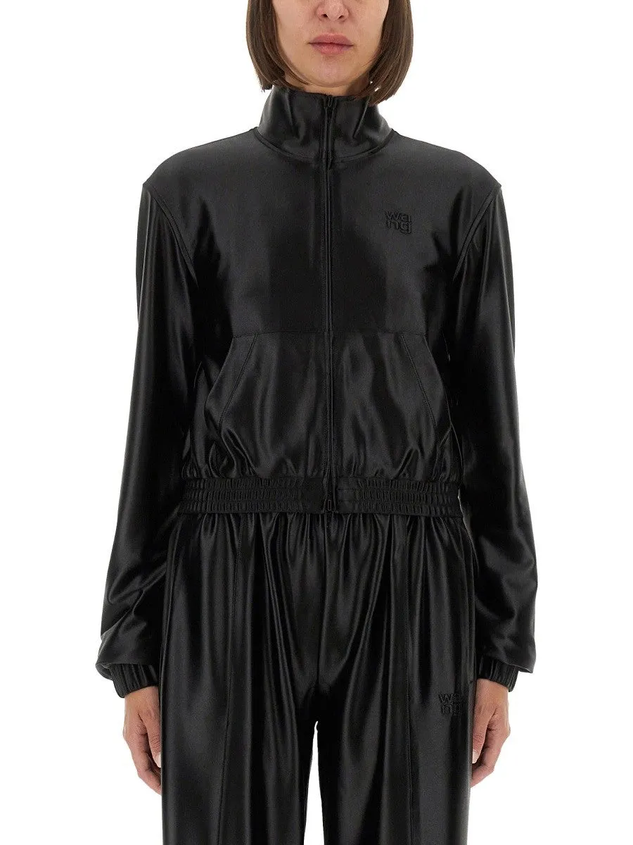 Alexander Wang SATIN FAILLE SWEATSHIRT sold by Siebentaschen
