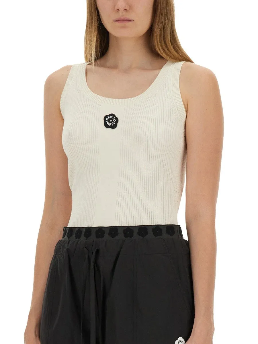 Kenzo TANK TOP WITH EMBROIDERY "BOKE FLOWER 2.0" sold by Siebentaschen product image thumbnail 4