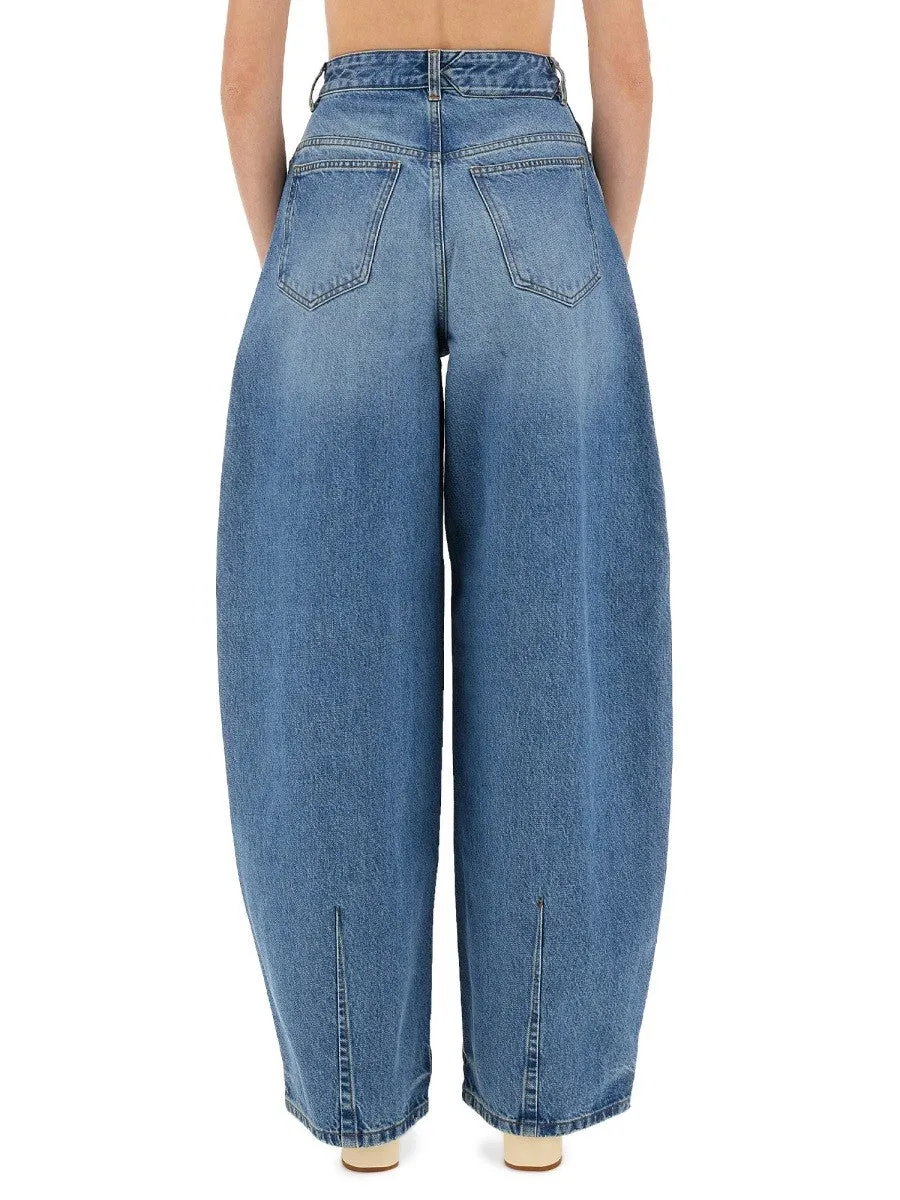 JACQUEMUS DENIM PANTS "DE-NIMES OVALO" sold by Siebentaschen product image thumbnail 3