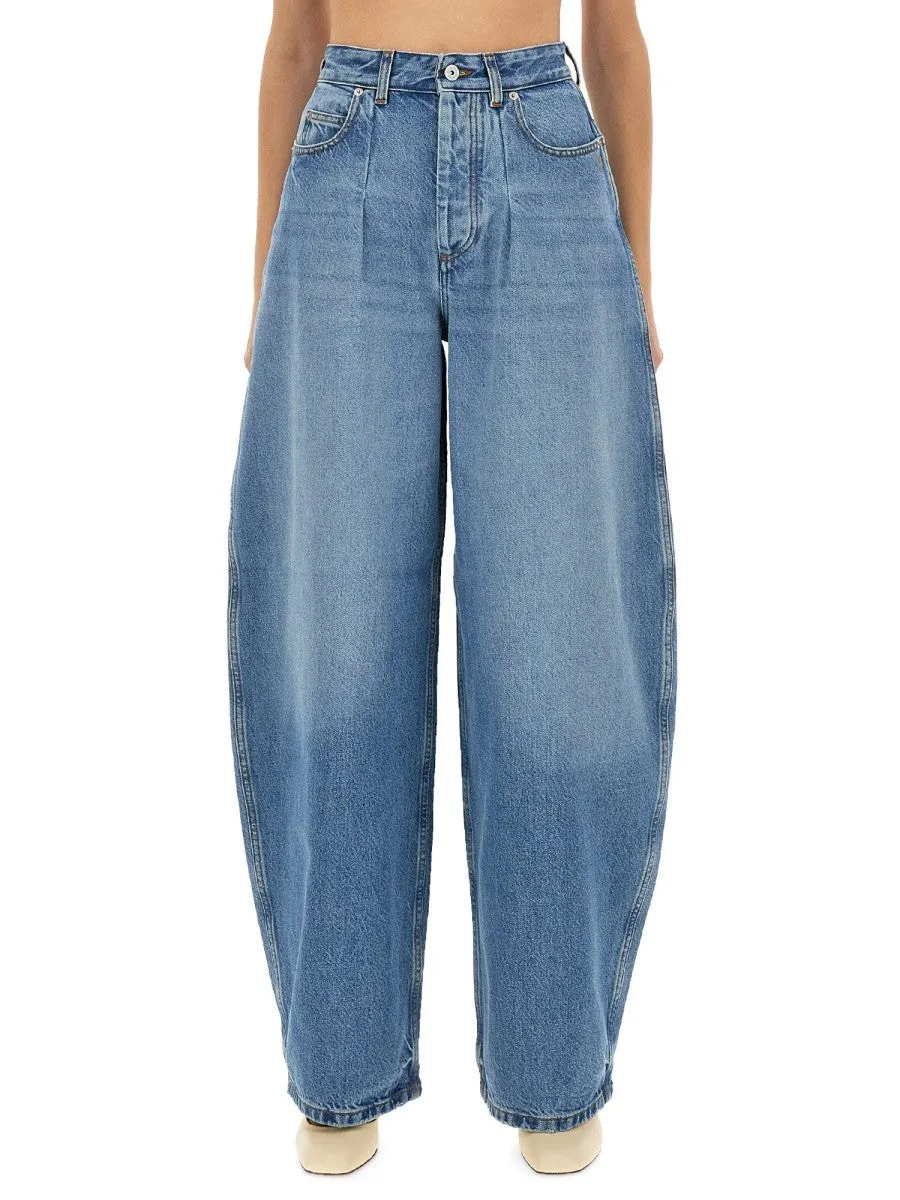 JACQUEMUS DENIM PANTS "DE-NIMES OVALO" sold by Siebentaschen