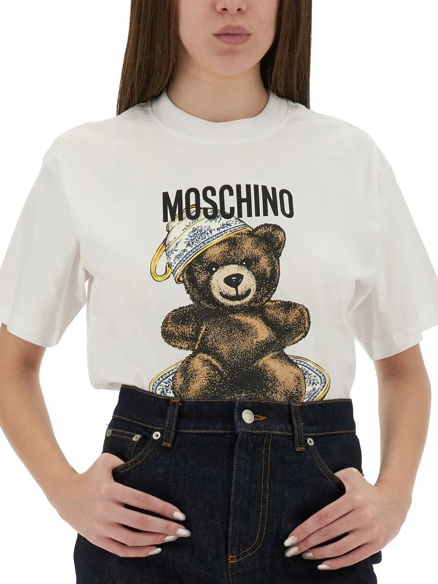 Moschino T-SHIRT WITH "TEDDY" PRINT sold by Siebentaschen product image thumbnail 2