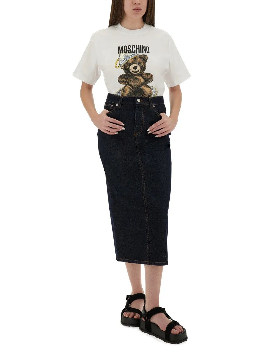 Moschino T-SHIRT WITH "TEDDY" PRINT sold by Siebentaschen product image thumbnail 4