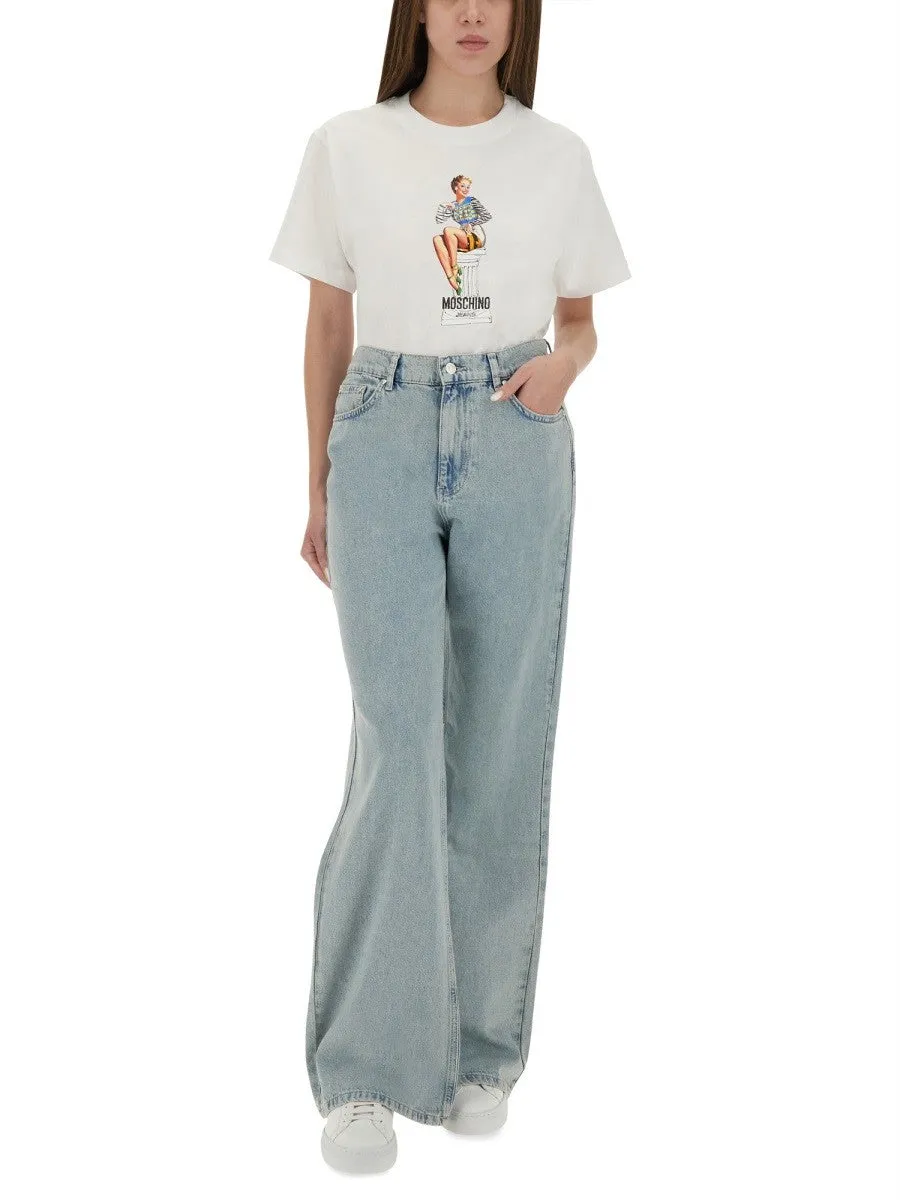 MOSCHINO JEANS JEANS WIDE LEG sold by Siebentaschen product image thumbnail 3
