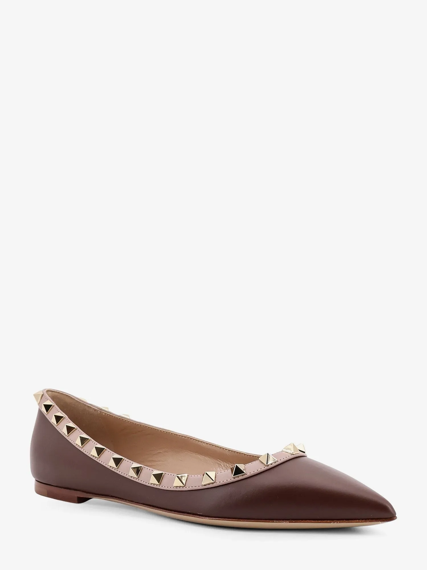 Valentino Garavani Rockstud leather ballerinas sold by Siebentaschen product image thumbnail 2
