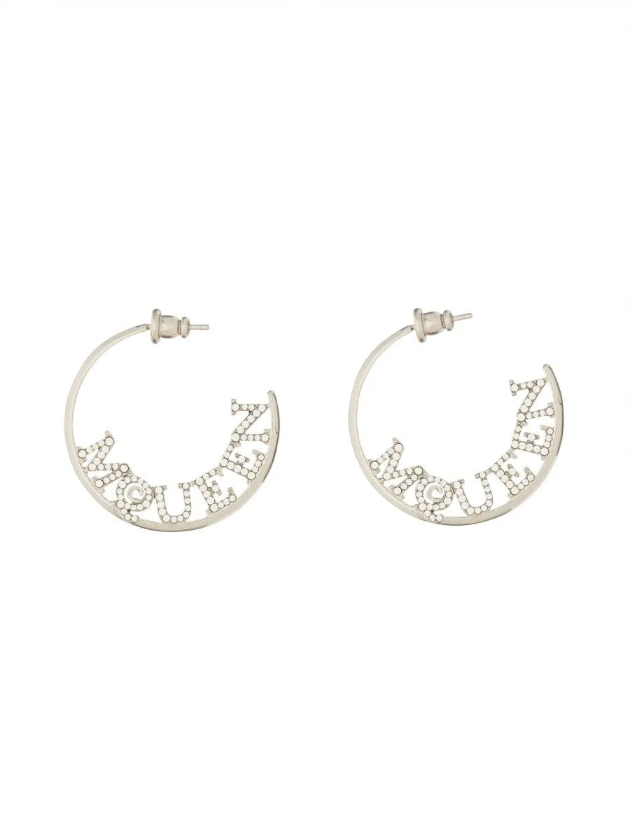 Alexander Mcqueen LOGO EARRINGS sold by Siebentaschen