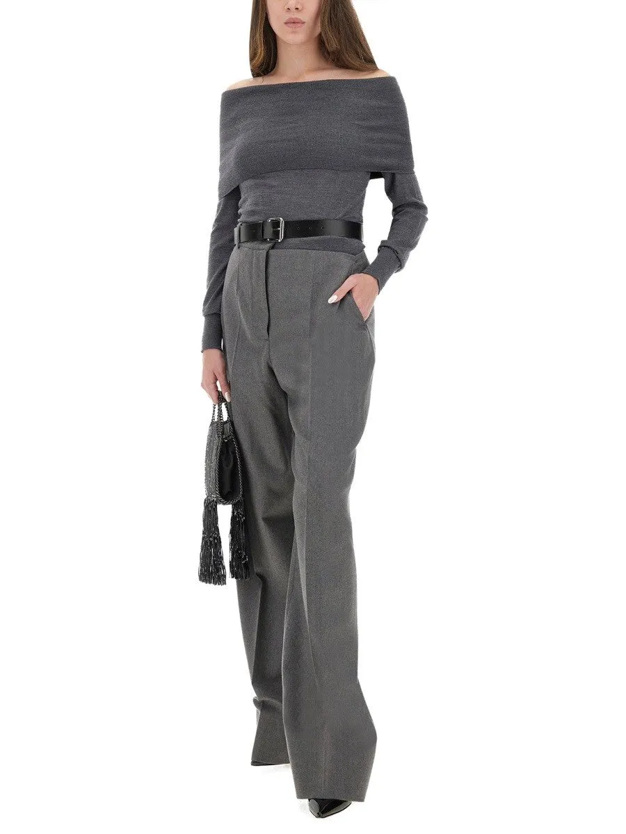 stella mccartney FLANNEL PANTS WITH BELT sold by Siebentaschen product image thumbnail 2