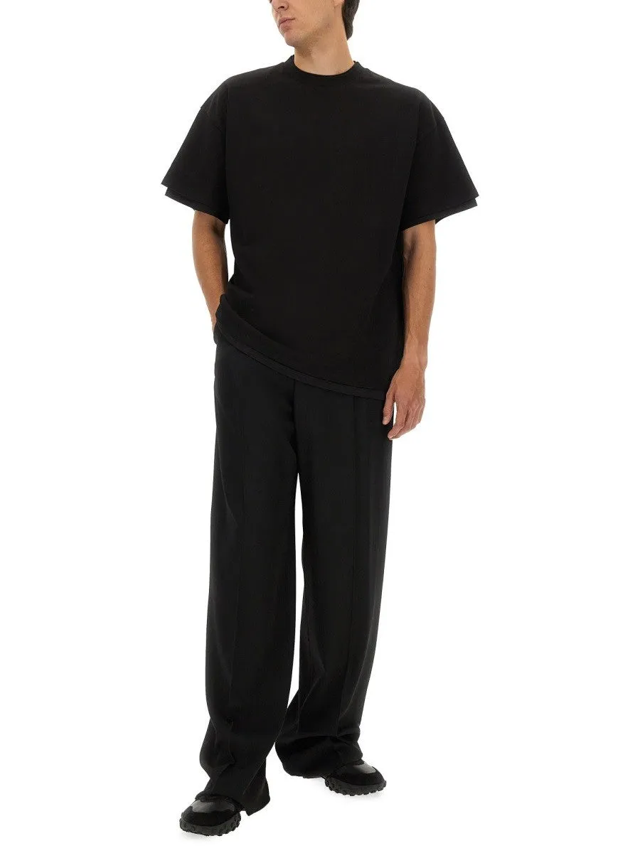 JIL SANDER DOUBLE LAYER COTTON T-SHIRT sold by Siebentaschen product image thumbnail 4