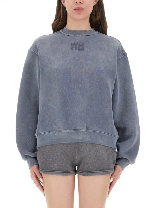 ALEXANDERWANG.T SWEATSHIRT WITH LOGO sold by Siebentaschen