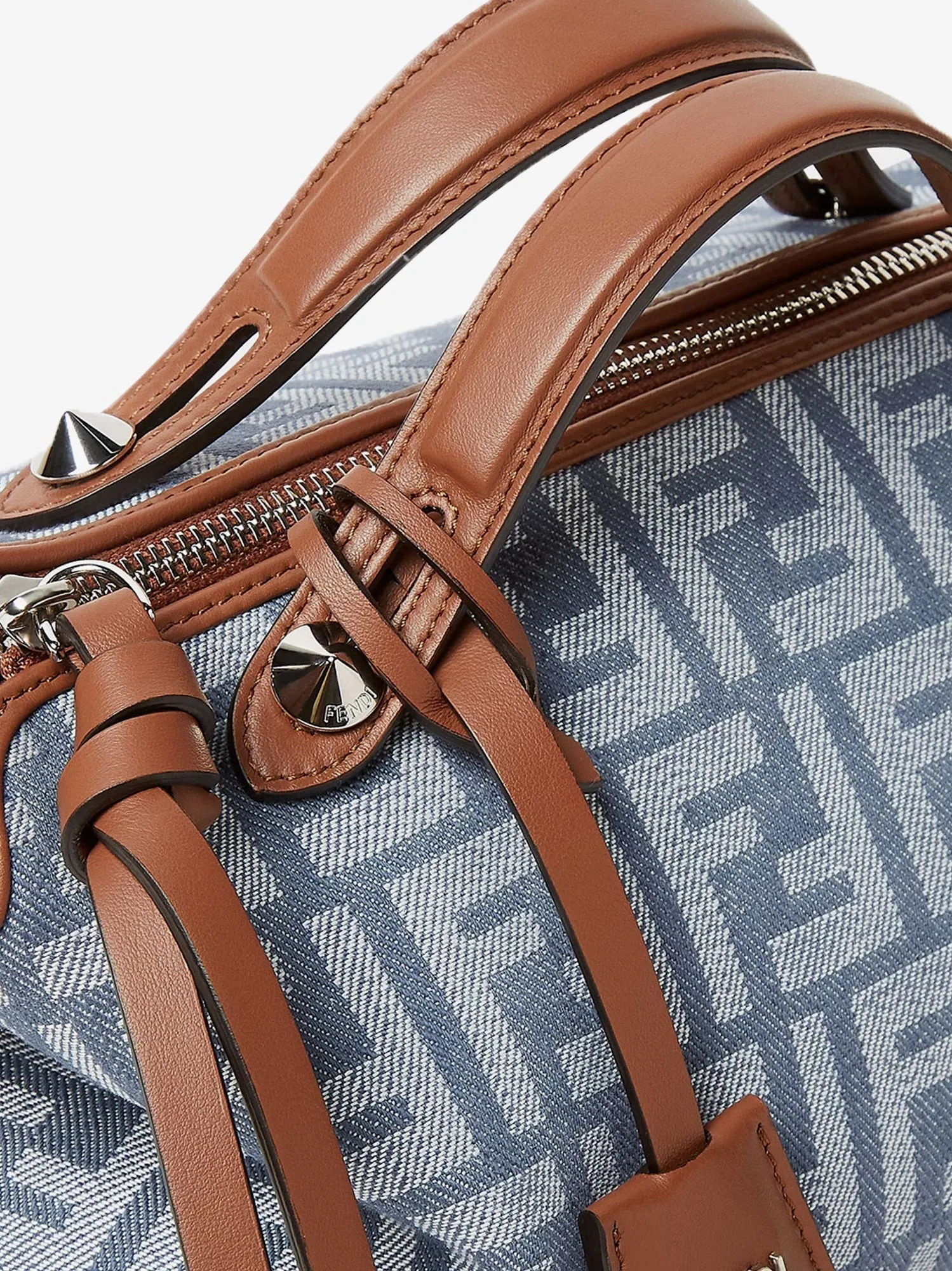 Fendi By The Way Soft Medium FF Jacquard denim crossbody bag sold by Siebentaschen product image thumbnail 5