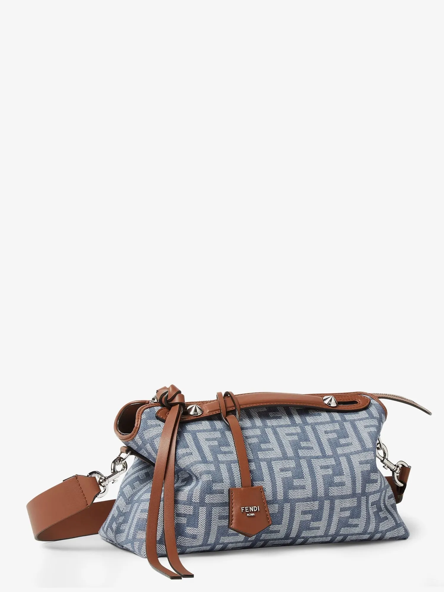 Fendi By The Way Soft Medium FF Jacquard denim crossbody bag sold by Siebentaschen product image thumbnail 3