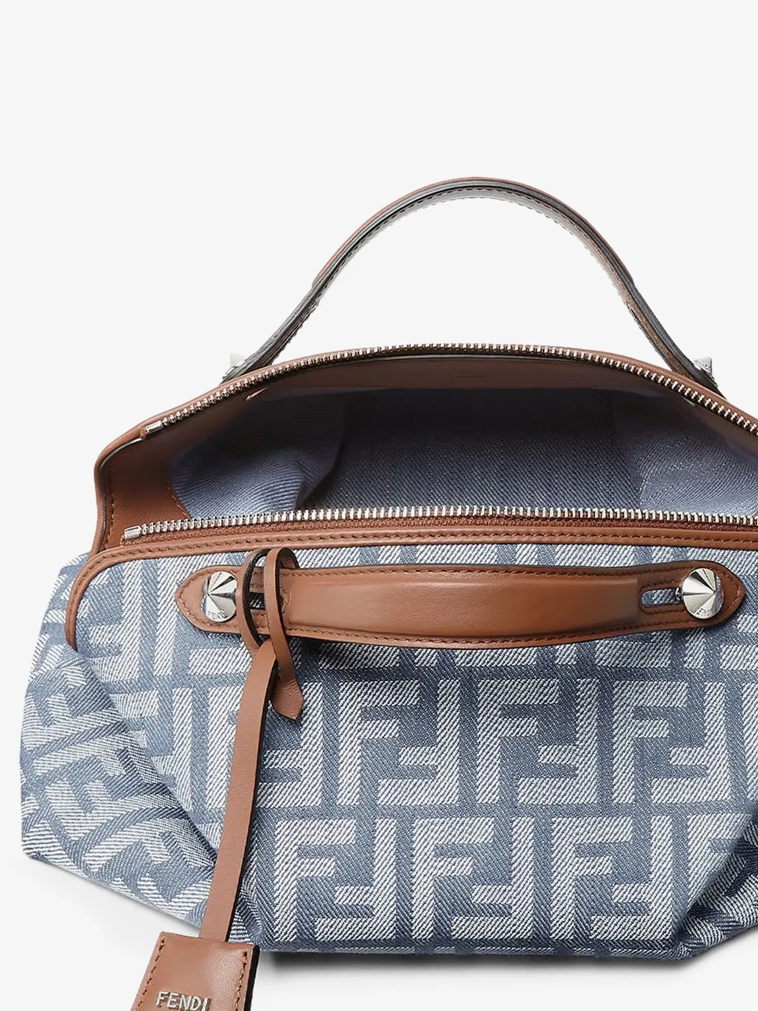 Fendi By The Way Soft Medium FF Jacquard denim crossbody bag sold by Siebentaschen product image thumbnail 4