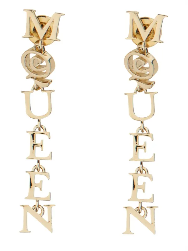 Alexander Mcqueen LOGO EARRINGS sold by Siebentaschen