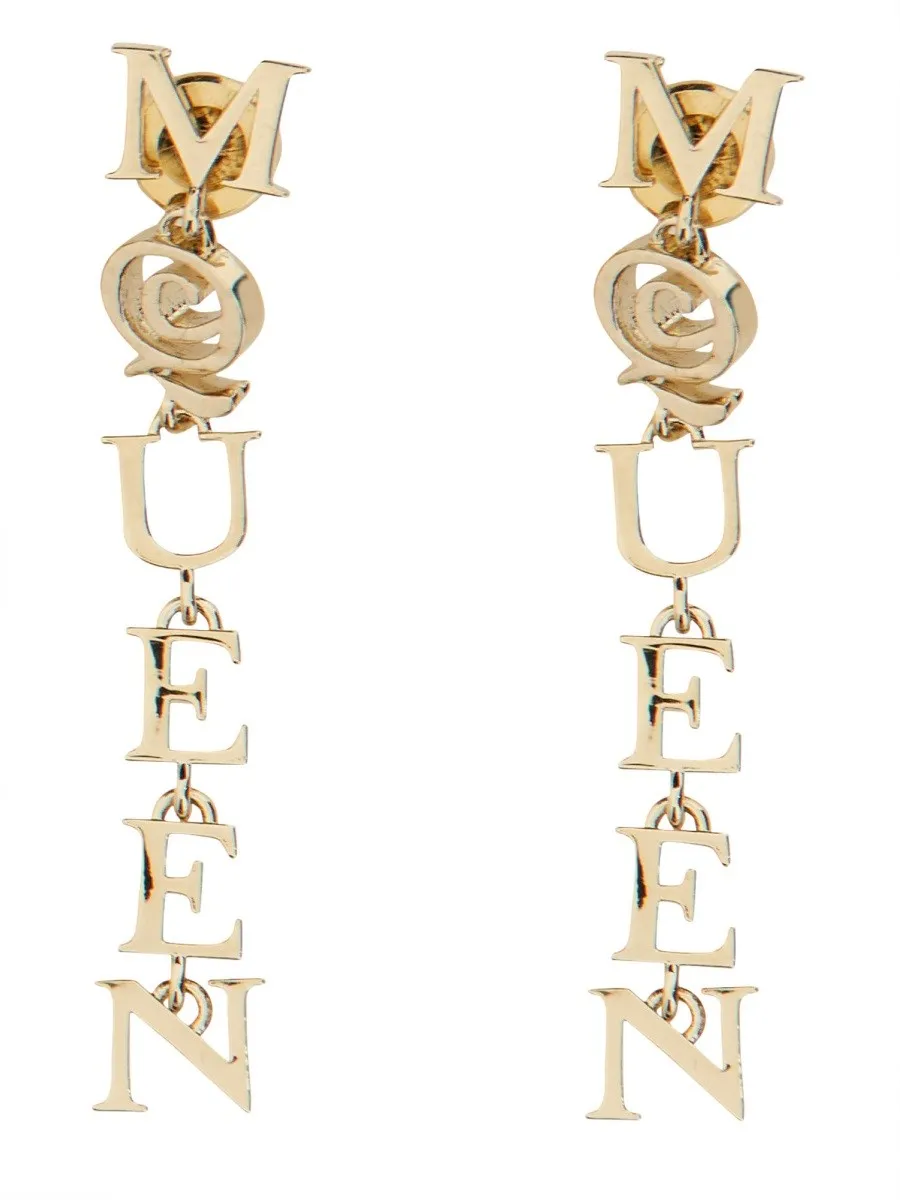 Alexander Mcqueen LOGO EARRINGS sold by Siebentaschen