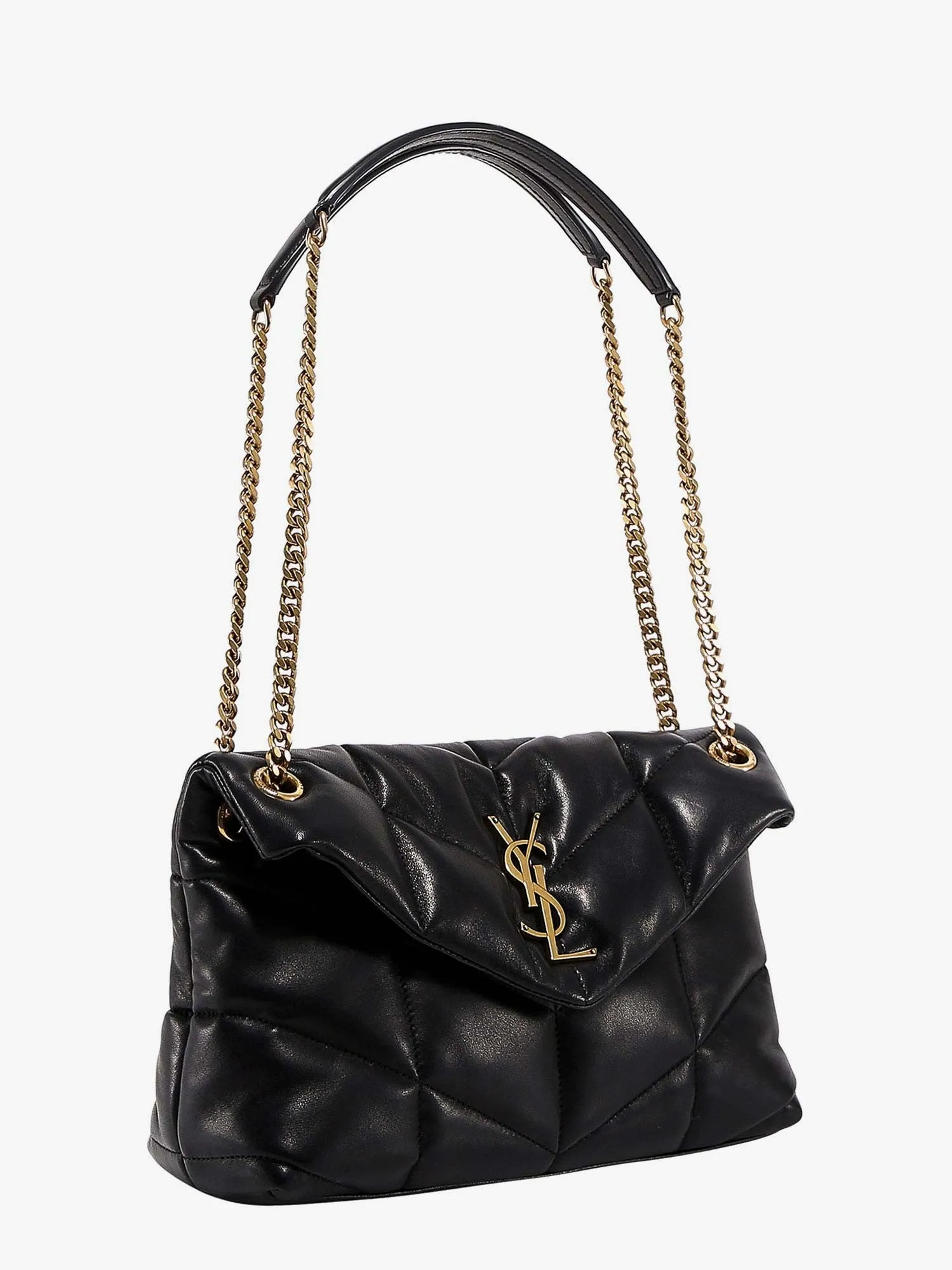 Saint Laurent Loulou Puffer matelassé leather shoulder bag sold by Siebentaschen product image thumbnail 3