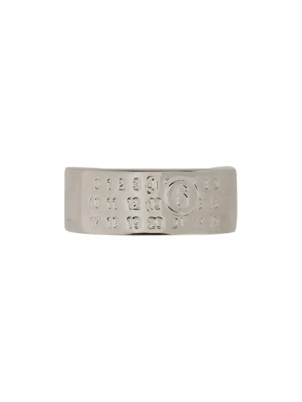 MM6 MAISON MARGIELA "MINIMAL NUMERIC" BAND RING made by Siebentaschen