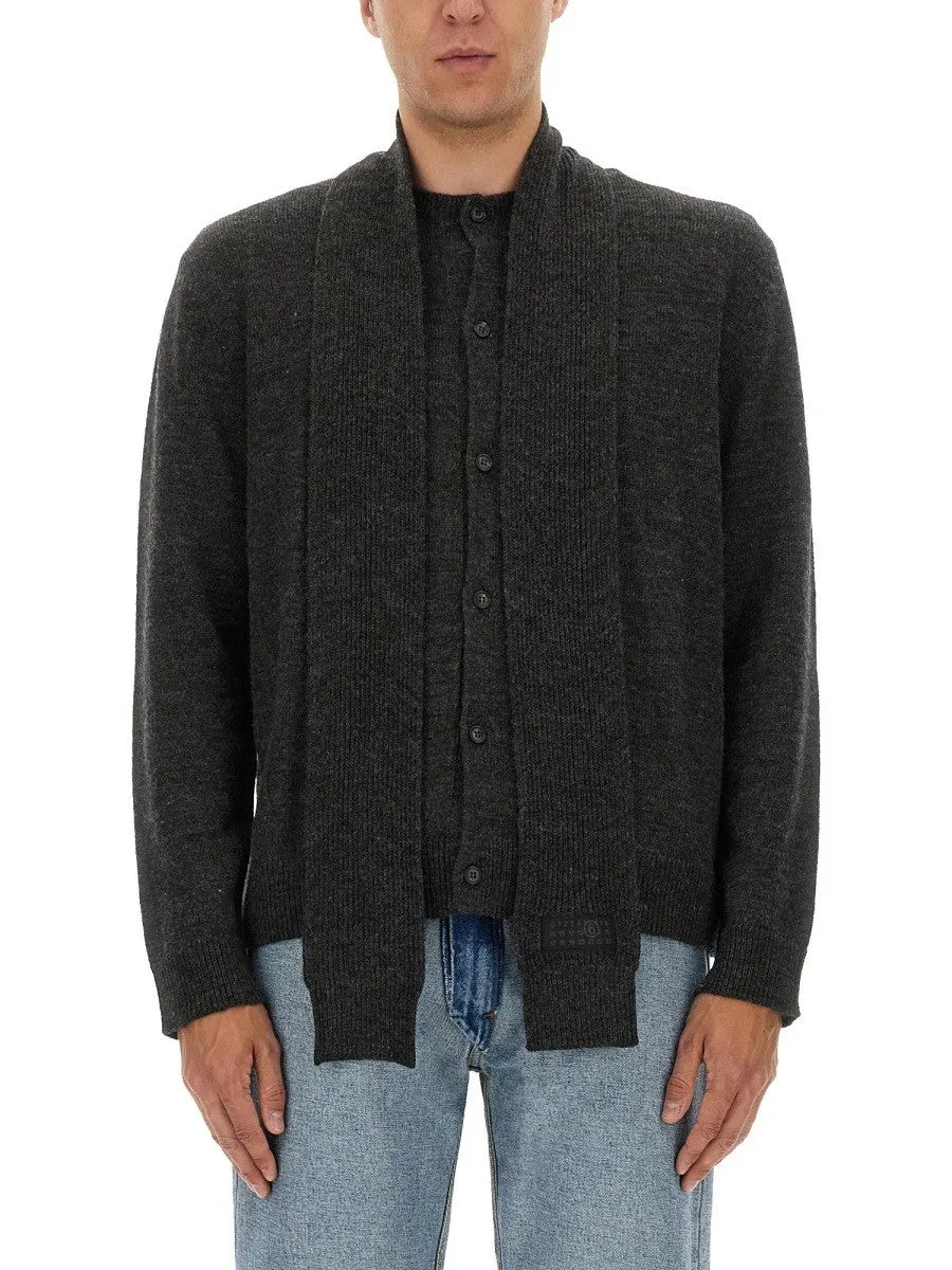 MM6 MAISON MARGIELA WOOL CARDIGAN sold by Siebentaschen