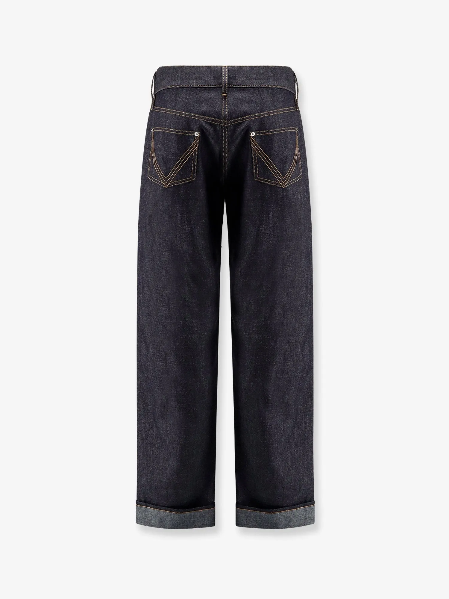 Bottega Veneta Wide leg jeans with turn up sold by Siebentaschen product image thumbnail 2