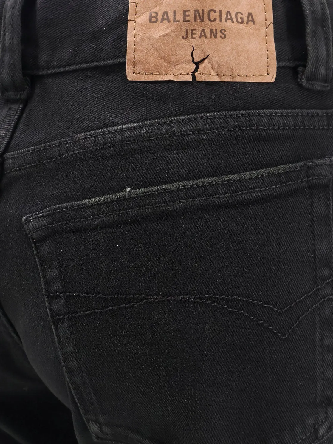 Balenciaga Denim trousers with frayed edges sold by Siebentaschen product image thumbnail 3