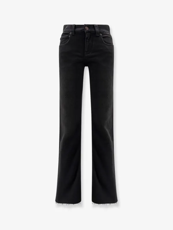 Balenciaga Denim trousers with frayed edges sold by Siebentaschen