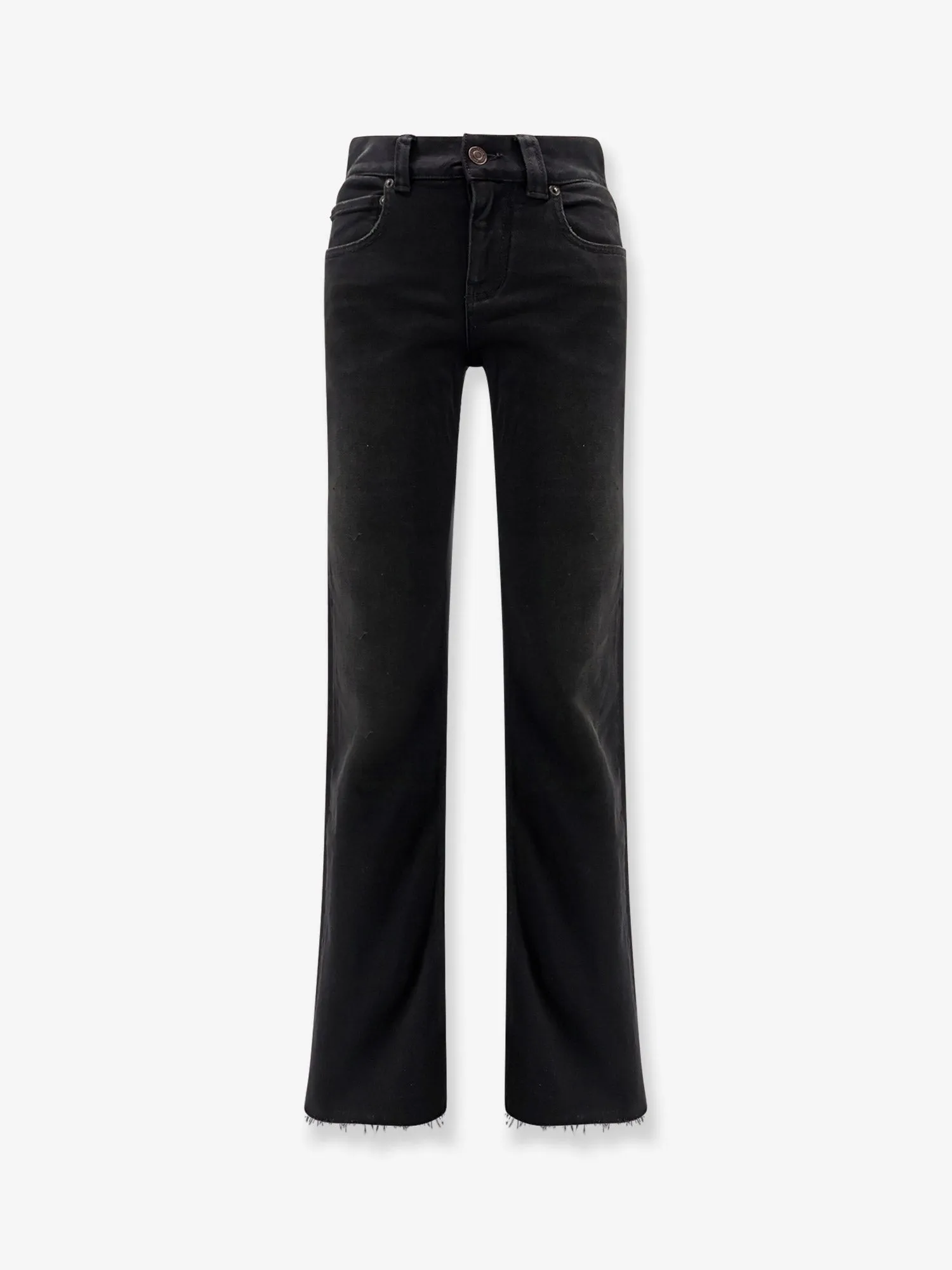 Balenciaga Denim trousers with frayed edges sold by Siebentaschen