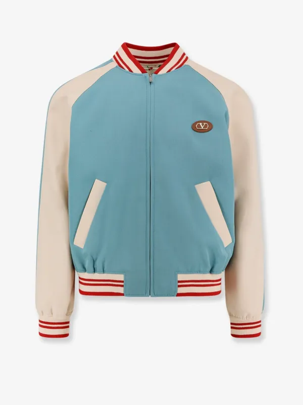 Valentino Le Chat de la Maison virgin wool bomber jacket sold by Siebentaschen