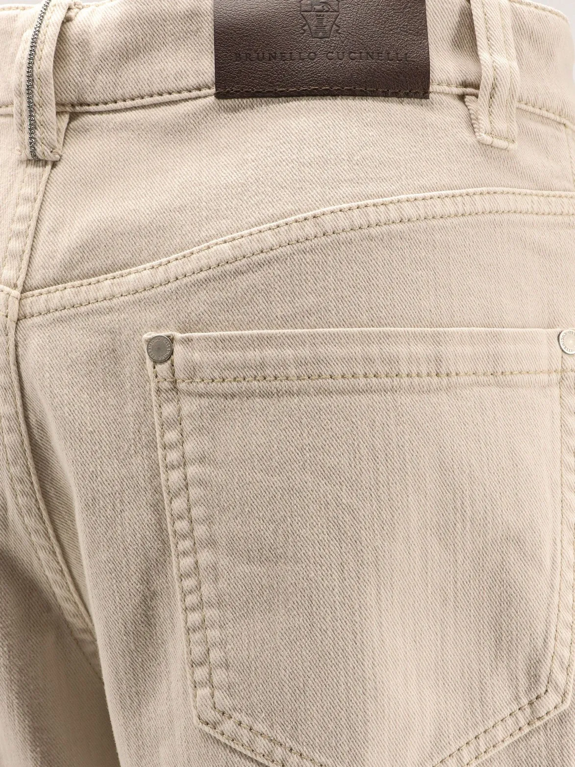 Brunello Cucinelli The Loose Barrel Jean denim trousers sold by Siebentaschen product image thumbnail 3