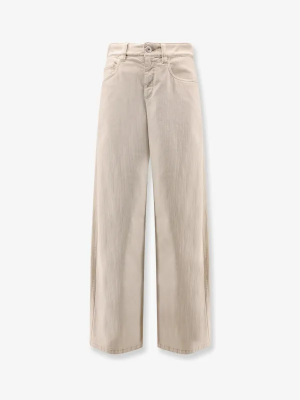Brunello Cucinelli The Loose Barrel Jean denim trousers sold by Siebentaschen