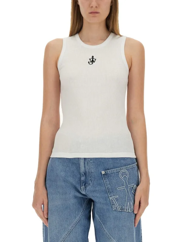 jw anderson "ANCHOR JWA" LOGO TANK TOP sold by Siebentaschen