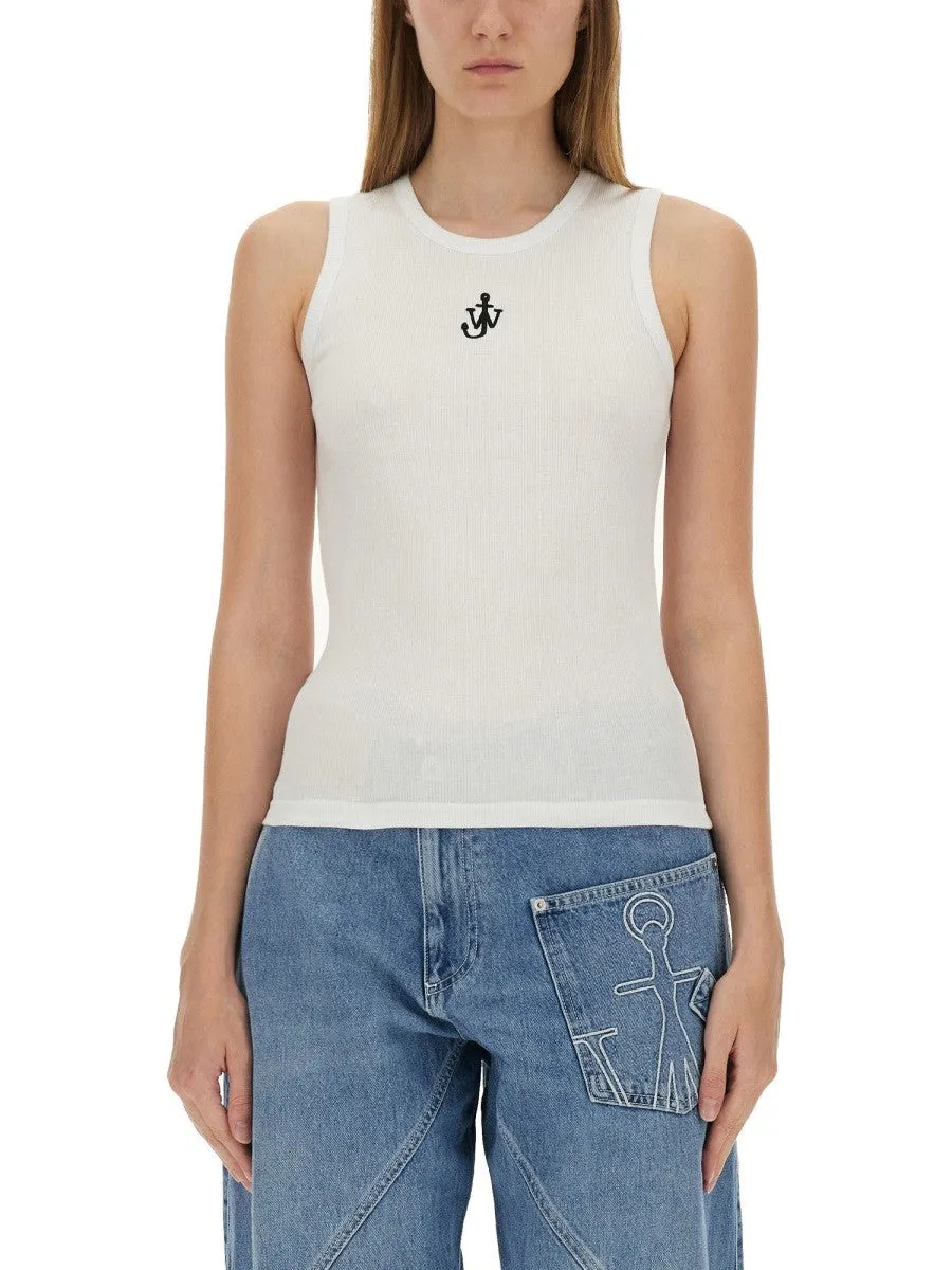 jw anderson "ANCHOR JWA" LOGO TANK TOP sold by Siebentaschen