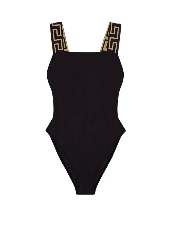 Versace ONE PIECE SWIMSUIT WITH GREEK BORDER sold by Siebentaschen